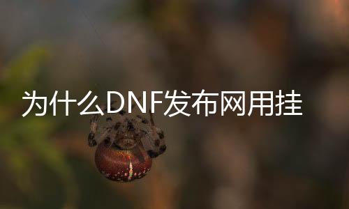 为什么DNF发布网用挂就封