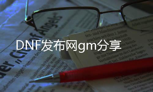 DNF发布网gm分享