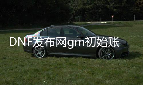 DNF发布网gm初始账号