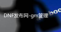 DNF发布网-gm管理工具（DNF发布网里面的gm）